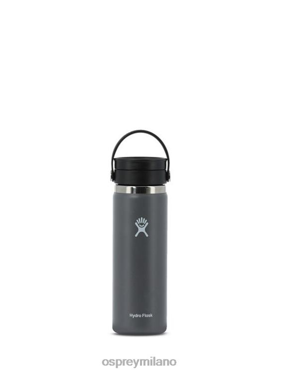 grigio fumo borraccia idraulica | bocca larga con coperchio flessibile, bottiglia da 20 once Osprey unisex J82N2648 accessorio