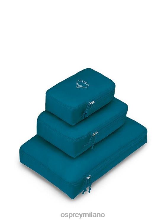 blu del lungomare set di cubi da imballaggio ultraleggeri accessori da viaggio Osprey unisex J82N2663 accessorio