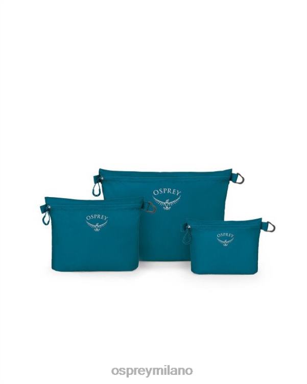 blu del lungomare set di sacchi con cerniera ultraleggeri accessori da viaggio Osprey unisex J82N2709 accessorio