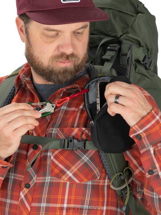 blu del lungomare tasca dello zaino | acc. esterno imbottito Osprey unisex J82N2711 accessorio