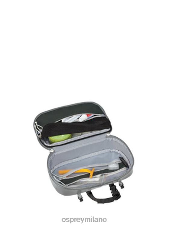 grigio fumo organizzazione del viaggio del kit da toilette sospeso per trasportatore Osprey unisex J82N2675 accessorio