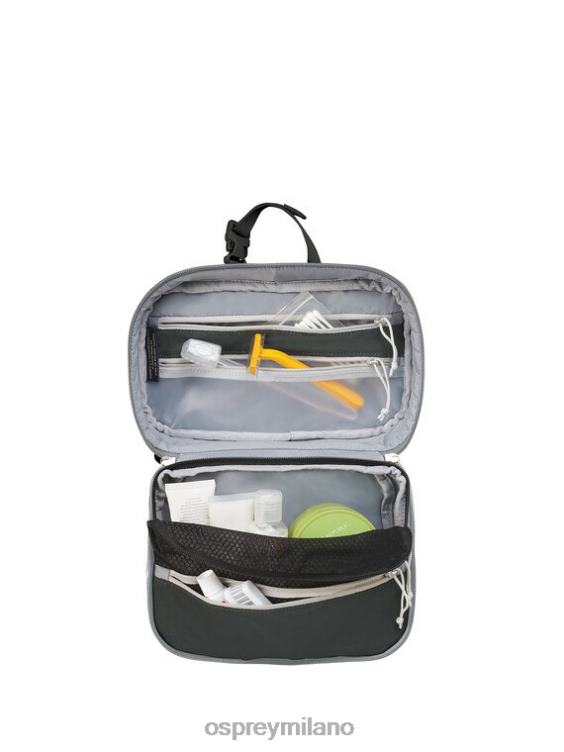 grigio fumo organizzazione del viaggio del kit da toilette sospeso per trasportatore Osprey unisex J82N2675 accessorio