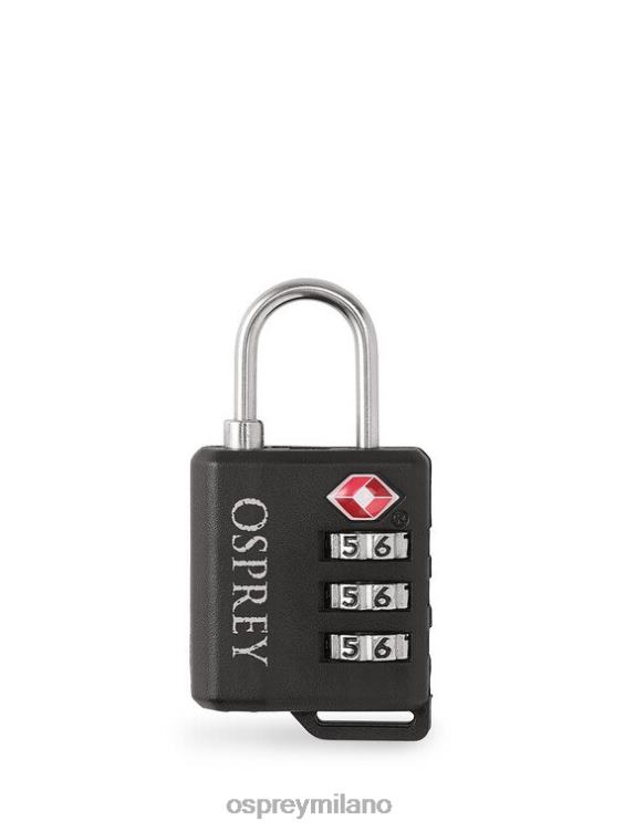 nero accessori da viaggio con lucchetto Osprey unisex J82N2665 accessorio