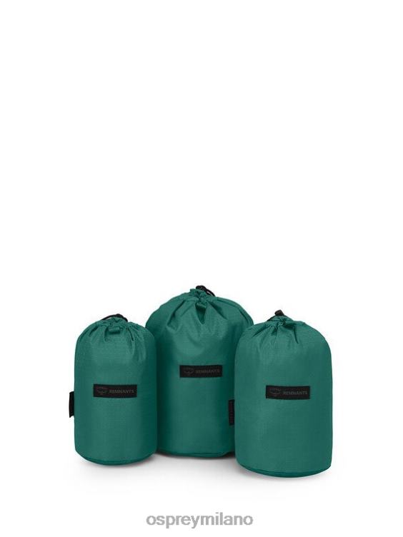 verde foresta pluviale resti di sacchi per tutti i giorni e spostamenti Osprey unisex J82N2699 accessorio