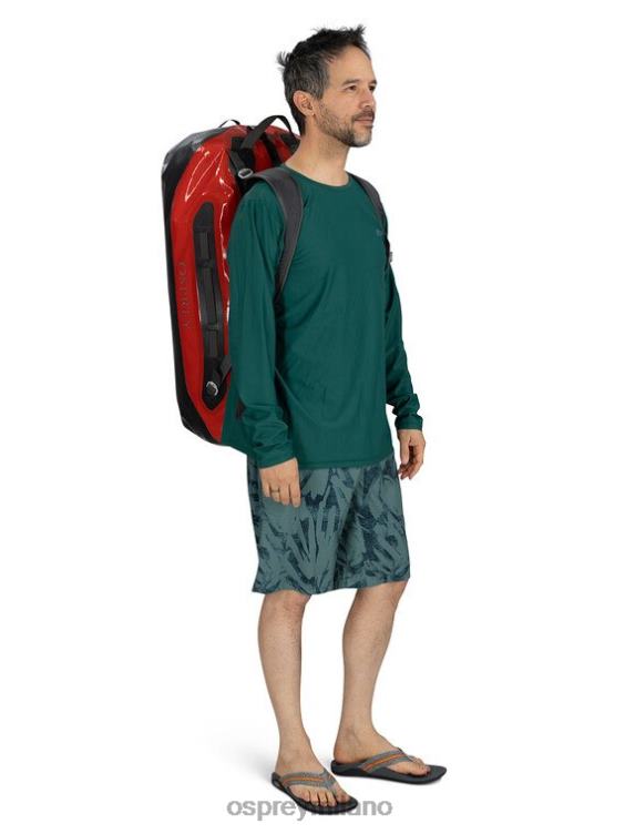 Marte arancione borsone impermeabile trasportatore 70 spedizione impermeabile Osprey unisex J82N2606 borsa