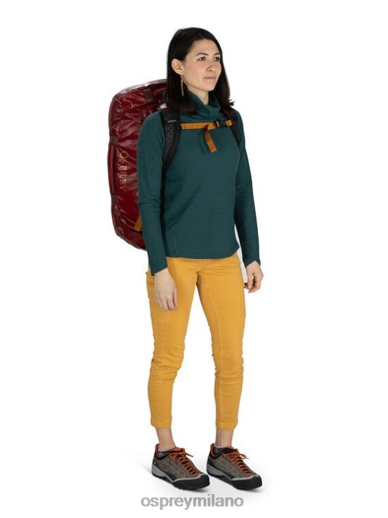 nero borsone trasportatore 65 borsone da spedizione Osprey unisex J82N2597 borsa