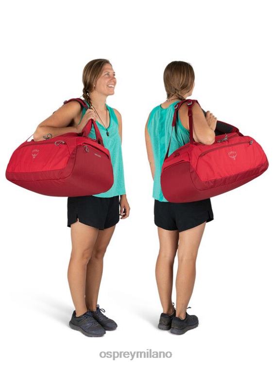 rosso cosmico borsone daylite 60 tutti i giorni Osprey unisex J82N2615 borsa