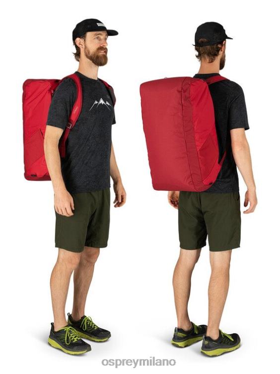 rosso cosmico borsone daylite 60 tutti i giorni Osprey unisex J82N2615 borsa