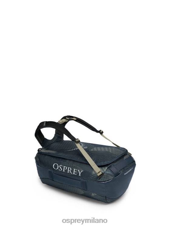 stampa di linee mimetiche borsone trasportatore 40 borsone da spedizione Osprey unisex J82N2570 borsa