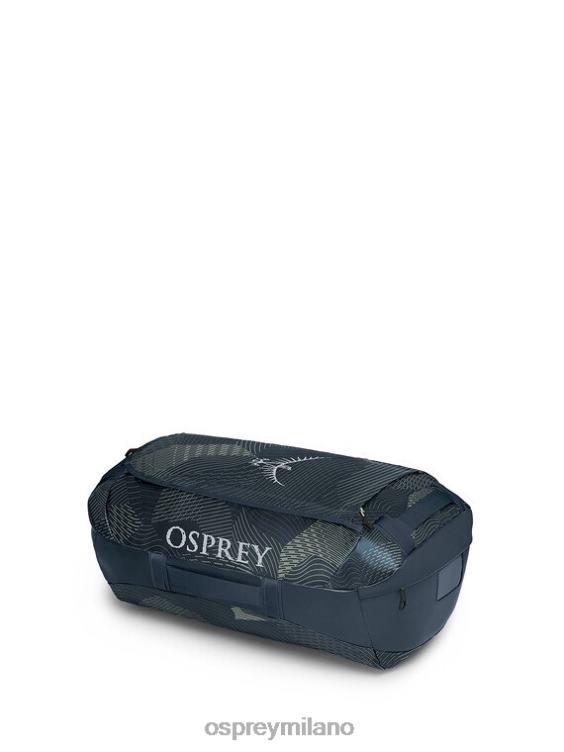 stampa di linee mimetiche borsone trasportatore 65 borsone da spedizione Osprey unisex J82N2595 borsa
