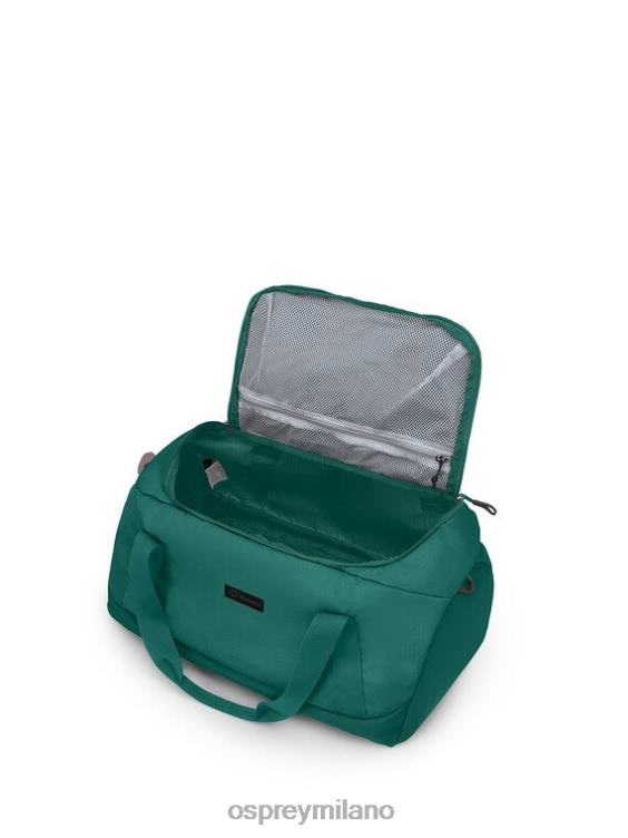 verde foresta pluviale resti dello stile di vita del borsone Osprey unisex J82N2633 borsa