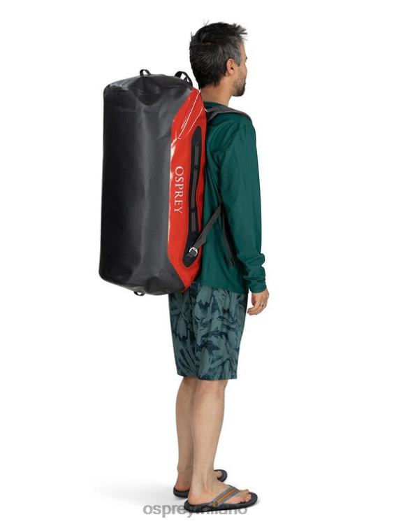 visione a tunnel grigia borsone impermeabile trasportatore 70 spedizione impermeabile Osprey unisex J82N2605 borsa