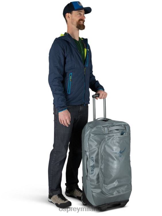 blu Venturi borsone con ruote da trasporto 90 ruote da viaggio | trasportatore di ingranaggi Osprey unisex J82N2622 valigia