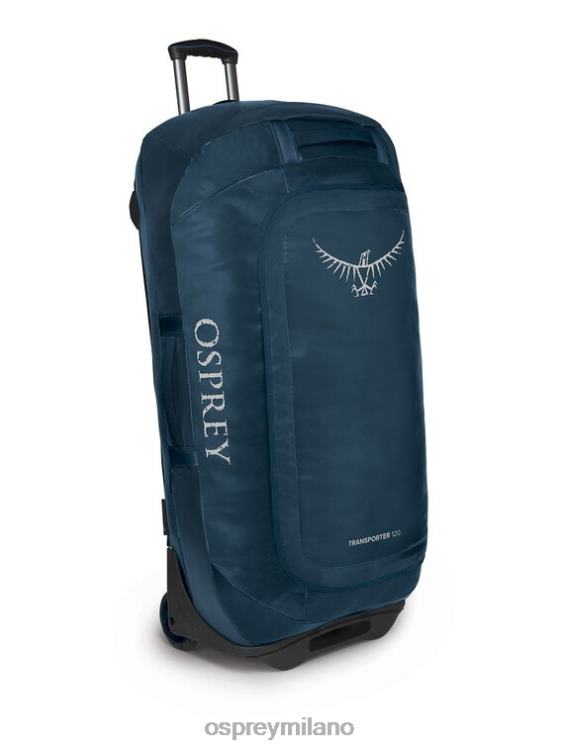 blu Venturi borsone da trasporto con ruote 120 ruote da viaggio | trasportatore di ingranaggi Osprey unisex J82N2625 valigia