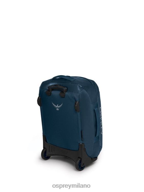 blu Venturi borsone da trasporto con ruote 40 ruote da viaggio | trasportatore di ingranaggi Osprey unisex J82N2530 valigia