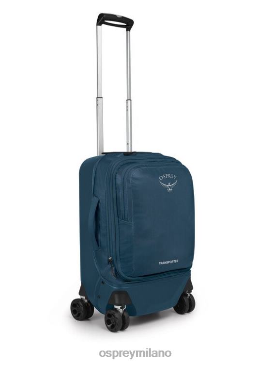 blu Venturi trasportatore ibrido a 4 ruote da viaggio 36+5 l/22". Osprey unisex J82N2541 valigia