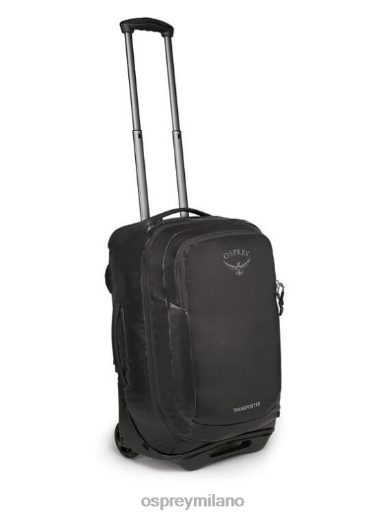 nero bagaglio a mano con ruote da trasportatore 38 bagagli a mano con ruote Osprey unisex J82N2529 valigia