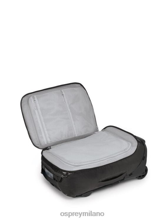 nero bagaglio a mano con ruote da trasportatore 38 bagagli a mano con ruote Osprey unisex J82N2529 valigia
