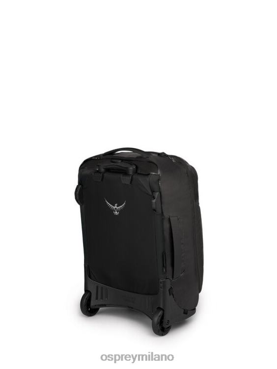 nero bagaglio a mano con ruote da trasportatore 38 bagagli a mano con ruote Osprey unisex J82N2529 valigia