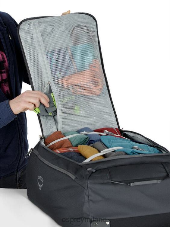 nero borsone con ruote Daylite 85 da viaggio Osprey unisex J82N2629 valigia