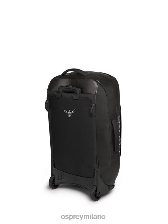 nero borsone con ruote da trasporto 60 ruote da viaggio | trasportatore di ingranaggi Osprey unisex J82N2621 valigia