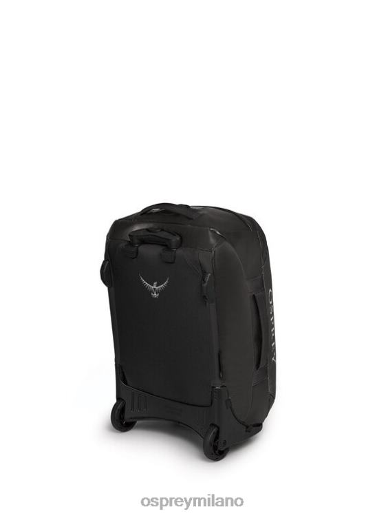 nero borsone da trasporto con ruote 40 ruote da viaggio | trasportatore di ingranaggi Osprey unisex J82N2532 valigia