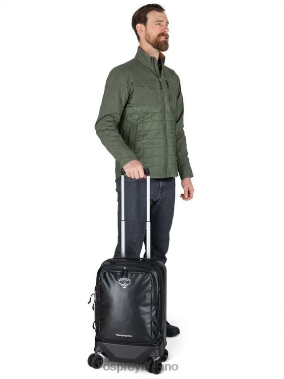 nero trasportatore ibrido a 4 ruote da viaggio 36+5 l/22