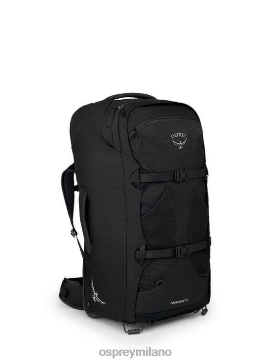 nero zaino da viaggio con ruote Fairview ruote da 65 l/27,5