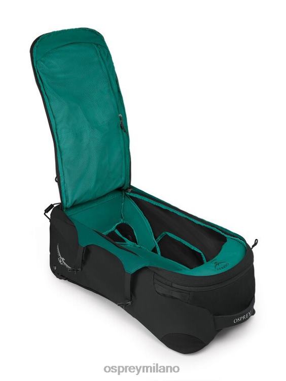 nero zaino da viaggio con ruote Fairview ruote da 65 l/27,5