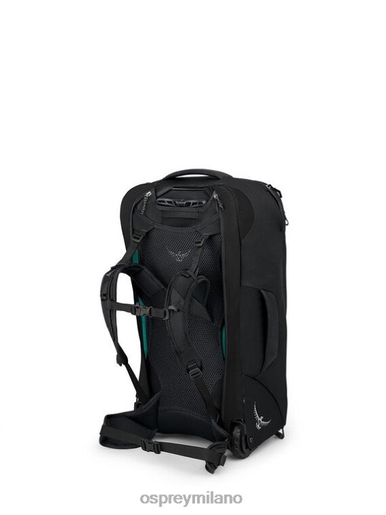 nero zaino da viaggio con ruote Fairview ruote da 65 l/27,5