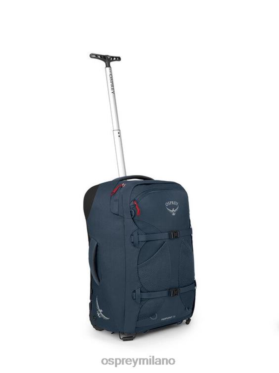 spazio blu disattivato bagaglio a mano da viaggio con ruote farpoint ruote da 36 l/21,5" | bagaglio a mano da viaggio Osprey uomini J82N2543 valigia