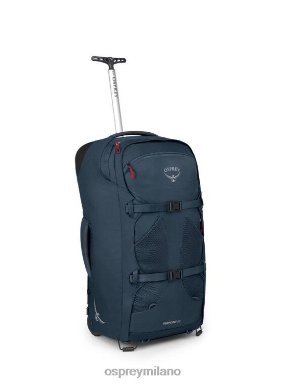 spazio blu disattivato zaino da viaggio con ruote farpoint ruote da 65 l/27,5" | zaino da viaggio bagaglio a mano Osprey uomini J82N2524 pacco bagagli