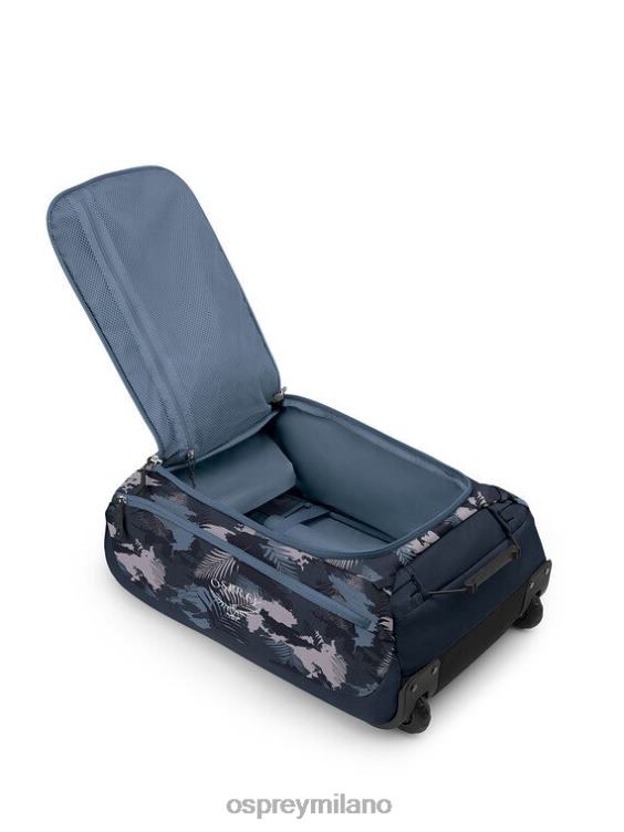 stampa di foglie di palma borsone da viaggio Daylite con ruote 40 Osprey unisex J82N2538 valigia