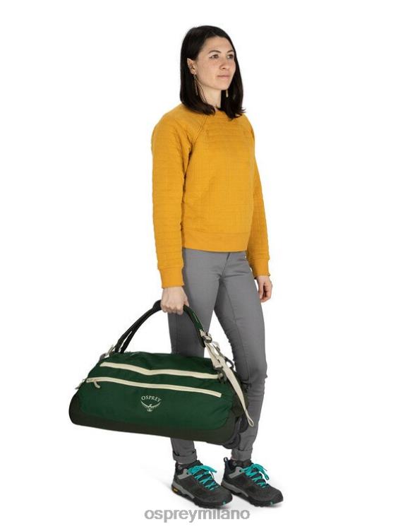 stampa di foglie di palma borsone da viaggio Daylite con ruote 40 Osprey unisex J82N2538 valigia