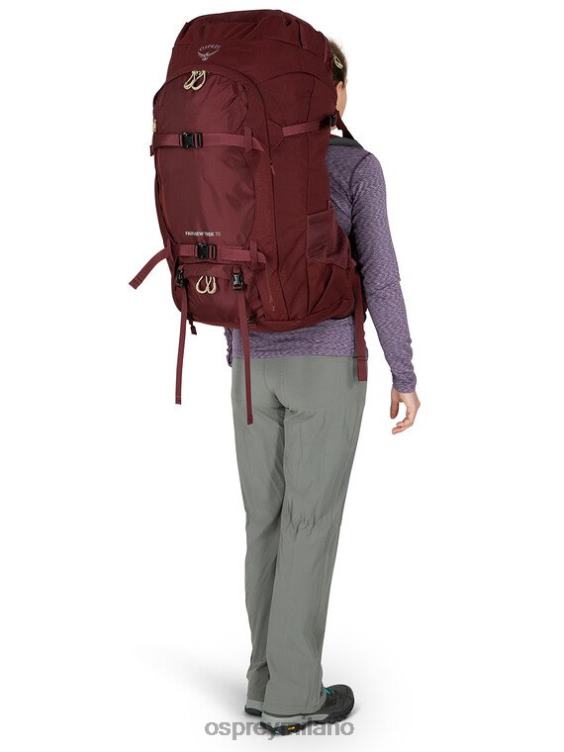 blu giungla notturna Fairview Trek 70 viaggio | trekking Osprey donne J82N2501 pacco bagagli