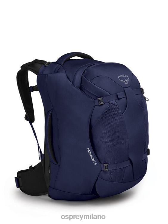 blu notte invernale pacchetto da viaggio fairview 55 pacchetto da viaggio Osprey donne J82N2509 pacco bagagli