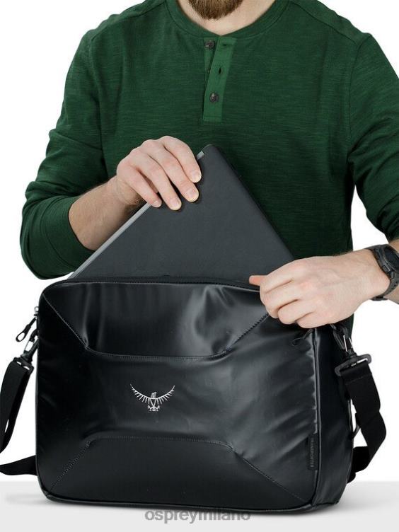 grigio fumo viaggio della borsa d'imbarco del trasportatore Osprey unisex J82N2588 borsa