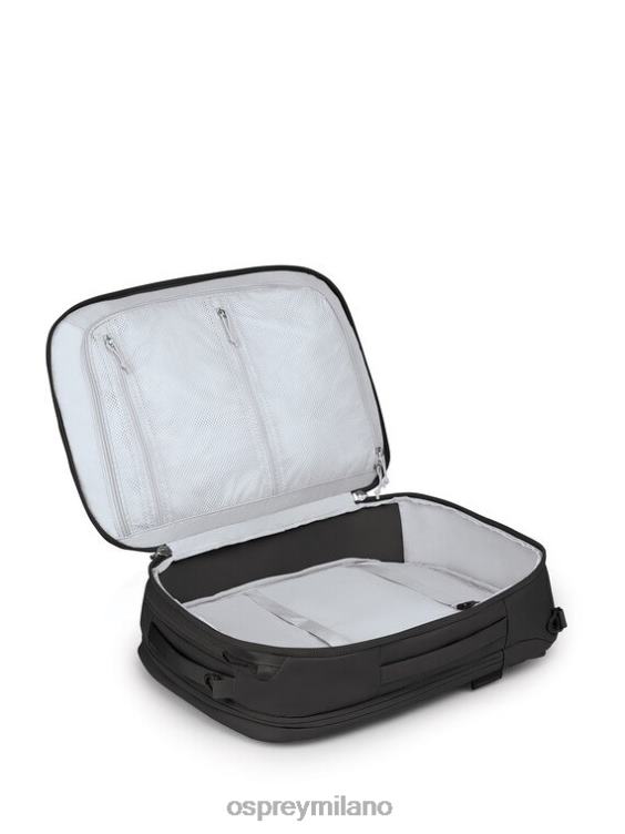 nero bagaglio a mano globale del trasportatore Osprey unisex J82N2576 borsa