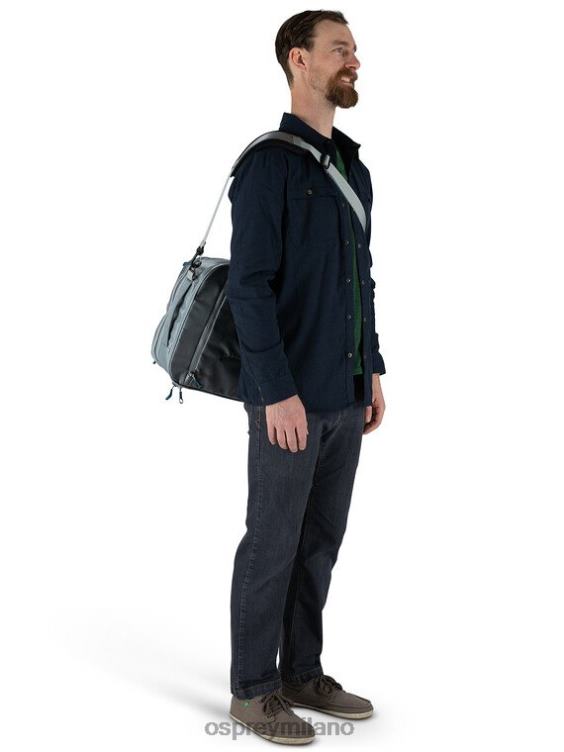 nero bagaglio a mano globale del trasportatore Osprey unisex J82N2576 borsa