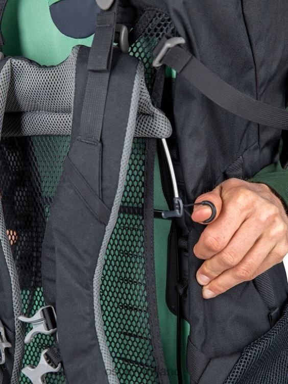 nero farpoint trek 55 viaggio | trekking Osprey uomini J82N2504 pacco bagagli