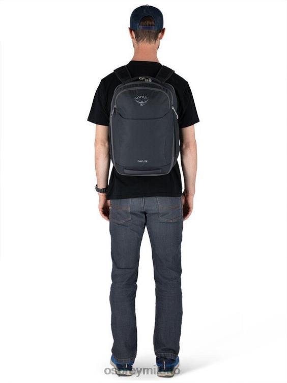 nero pacchetto da viaggio espandibile daylite 26+6 viaggi Osprey unisex J82N2584 borsa