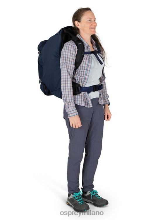 nero pacchetto da viaggio fairview 55 pacchetto da viaggio Osprey donne J82N2510 pacco bagagli