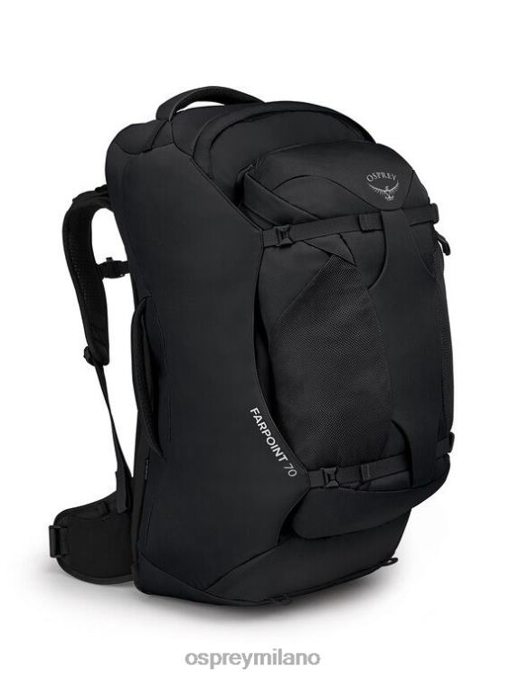 nero pacchetto da viaggio farpoint 70 pacchetto da viaggio Osprey uomini J82N2520 pacco bagagli