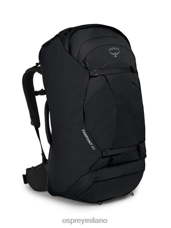 nero pacchetto da viaggio farpoint 80 pacchetto da viaggio Osprey uomini J82N2521 pacco bagagli