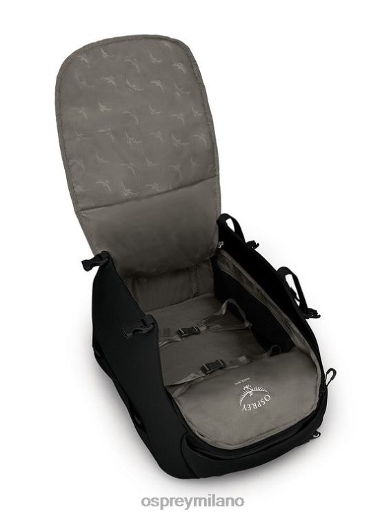 nero pacchetto da viaggio porter 46 viaggi Osprey unisex J82N2567 borsa