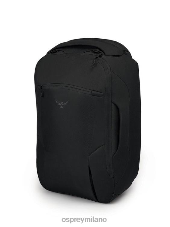 nero pacchetto da viaggio porter 65 viaggi Osprey unisex J82N2527 pacco bagagli