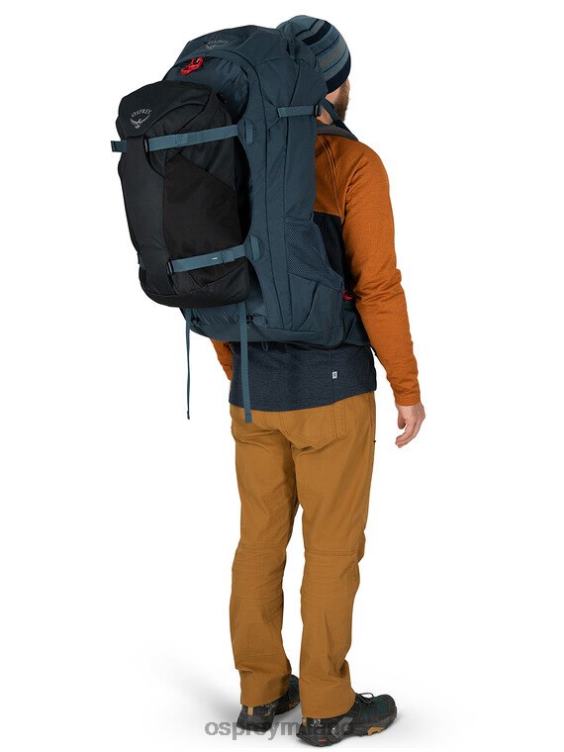 spazio blu disattivato farpoint trek 55 viaggio | trekking Osprey uomini J82N2503 pacco bagagli