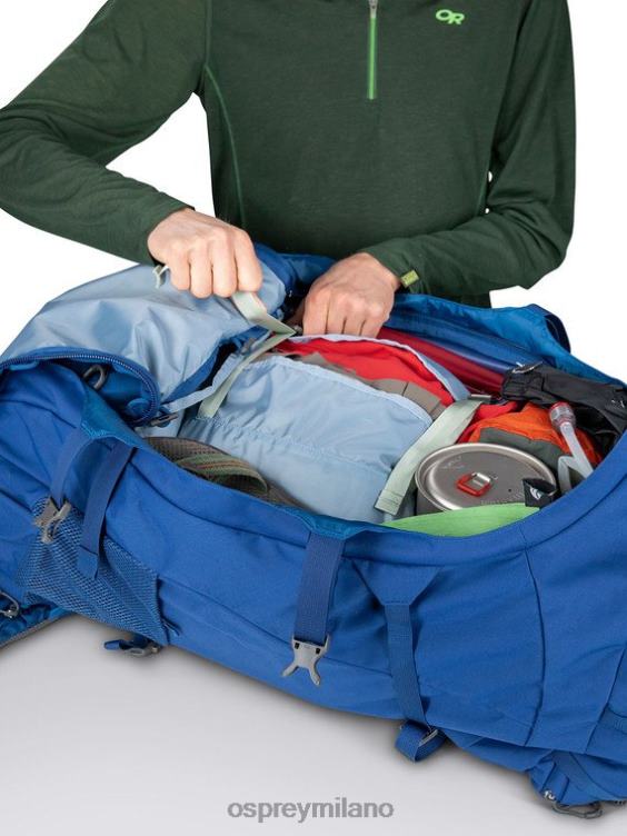 spazio blu disattivato farpoint trek 55 viaggio | trekking Osprey uomini J82N2503 pacco bagagli