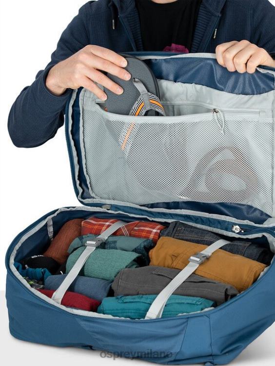 stampa di foglie di palma pacchetto da viaggio per bagaglio a mano daylite 44 viaggi Osprey unisex J82N2578 borsa