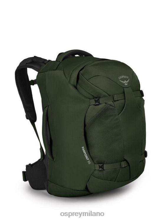 verde gopher pacchetto da viaggio farpoint 55 pacchetto da viaggio Osprey uomini J82N2514 pacco bagagli